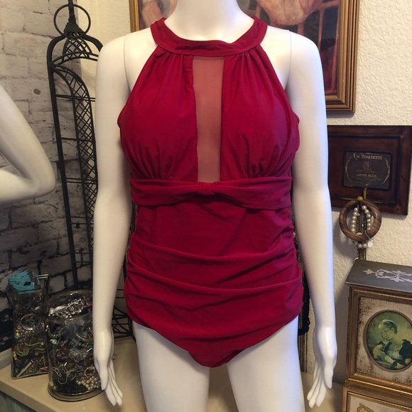 Other - Swimsuit Red one piece sz. L